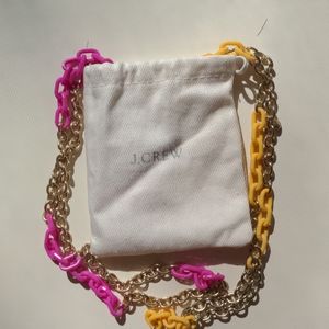 EUC J. Crew necklaces - set of two with bag.